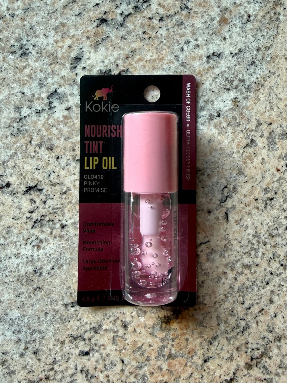 Kokie Pinky Promise Nourish Tint Lip Oil - Pink Shine